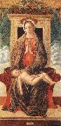 BELLINI, Giovanni Madonna Enthroned Adoring the Sleeping Child jhkj oil on canvas